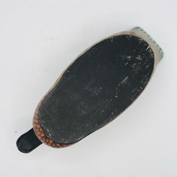 Vintage Wood Duck Decoy Handpainted Detail Mancave Cabincore Classic Neutral - Picture 7 of 13